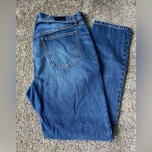 Lands’ End 100% Cotton Straight Leg Jeans